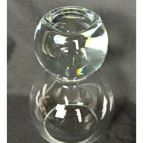 Studio Nova Heavy Blown Art Glass Elegant Exquisite Vase Poland-8.75" - Picture 2 of 6